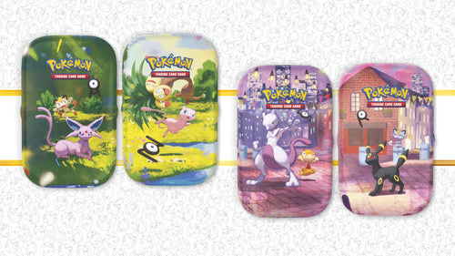 Pokemon TCG 30th Celebration Mini Tins official artwork range