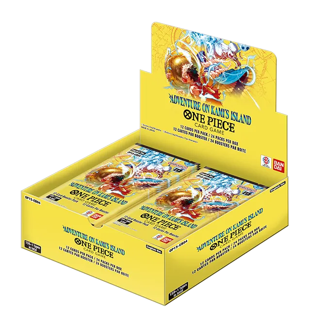 One Piece Card Game OP-15 Adventure on Kamis Island Booster Box Display