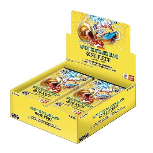 One Piece Card Game OP-15 Adventure on Kamis Island Booster Box Display