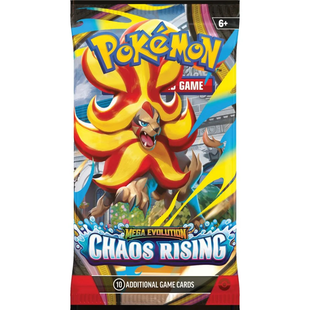 Pokémon trading card game pack with a dragon-like creature on a white background