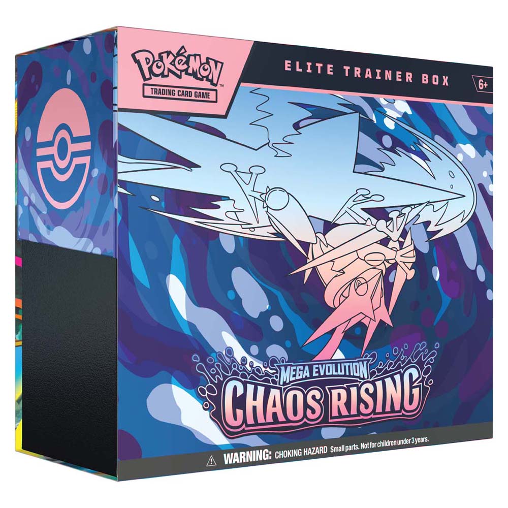 Pokemon TCG Mega Evolution Chaos Rising Elite Trainer Box featuring Mega Floette ex artwork