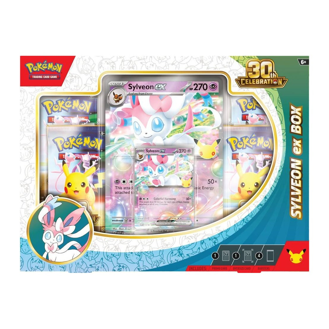 Pokemon TCG 30th Celebration Sylveon ex Box - Sylveon ex variant